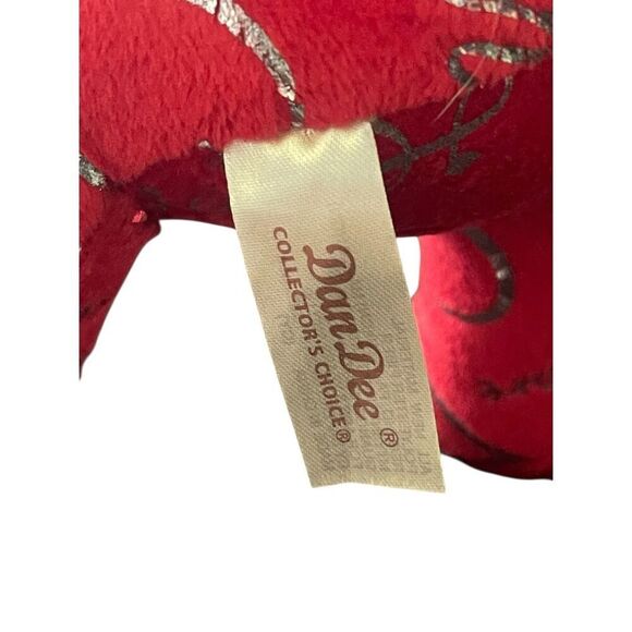 Dan Dee Collectors Choice Womens/Kids Red Dachshund Weiner Valentine Plush OS - Picture 8 of 12